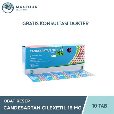 Jual Candesartan Cilexetil Mg Strip Tablet Shopee Indonesia