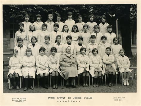 Photo de classe 3 ème AB 1965 1966 de 1965 Lycée De Jeunes Filles