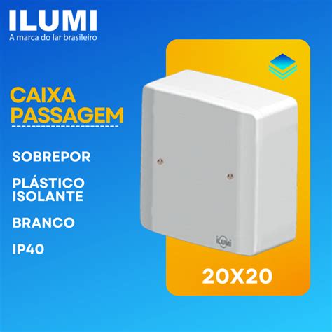 Caixa De Passagem El Trica X Sobrepor Pvc Ilumi Shopee Brasil