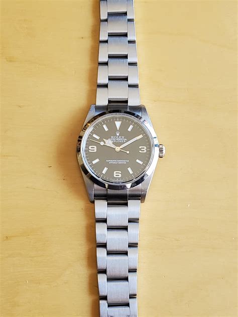 FS Rolex Explorer I 114270 Naked WatchCharts