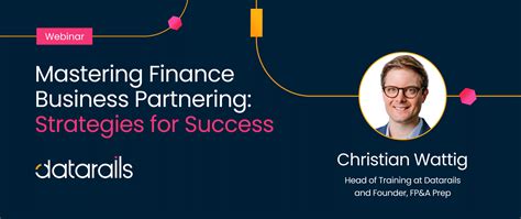 mastering finance business partnering strategies  success datarails