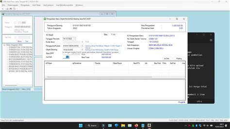 Tutorial Input Barang Belanja Modal Peralatan Dan Mesin Kib B Pada