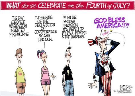 English Is Funtastic 4th Of July Cartoons