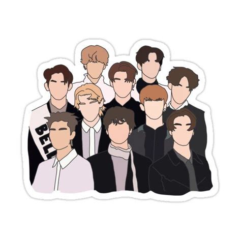 Nct 127 Colored Sticker For Sale By Dev M K Pop Pop