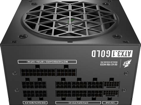 1STPLAYER NGDP-GLD-750-BK-ZA NGDP 750W 80-Plus Gold ATX 3.1 Fully ...