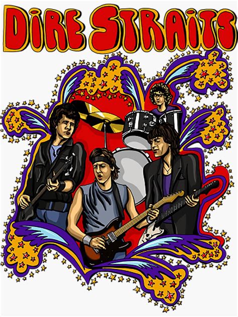 Dire Straits Sticker For Sale By BREANNEJINA Redbubble