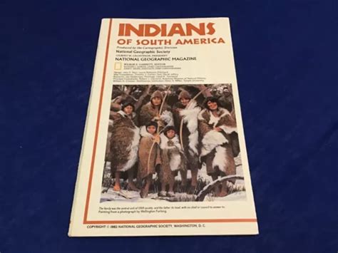 National Geographic Indians Of South America Map Poster