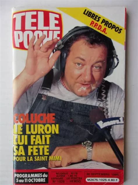 T L Poche N De Coluche Dalida Roger Moore Collaro Michel