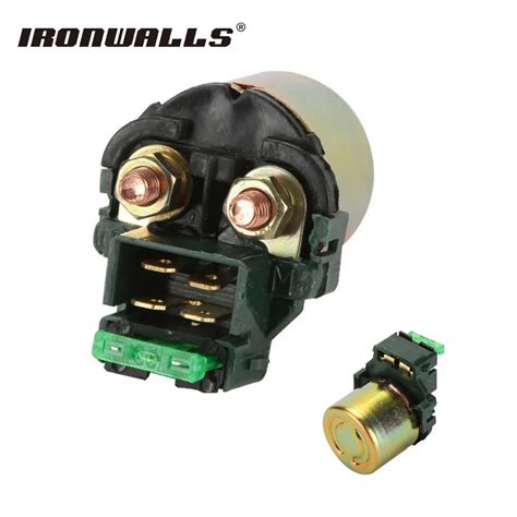 Ironwalls Motorcycle Starter Relay Solenoid Dc V For Honda Cbr Cb