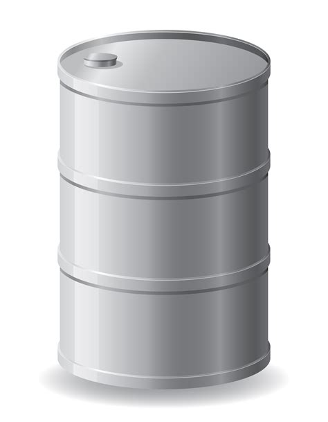 Metallic Barrel Vector Illustration 490610 Vector Art At Vecteezy