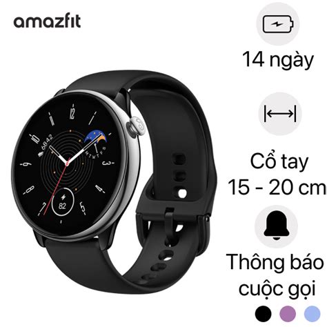 So sánh Đồng hồ thông minh Amazfit GTR mini và Đồng hồ thông minh