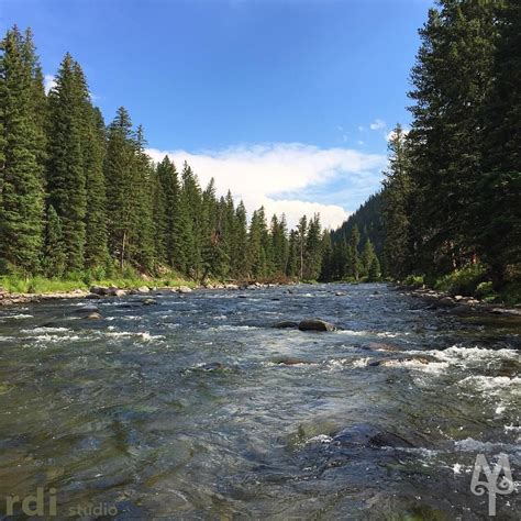 The Gallatin River near The 320 Ranch is an ideal place to learn how to ...