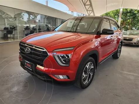 Hyundai Creta Limited Turbo Usado 2021 Color Rojo Precio 425 000