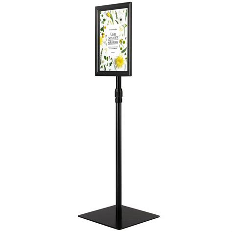 X Aluminum Sign Holder Outdoor Poster Stand Adjustable Pedestal