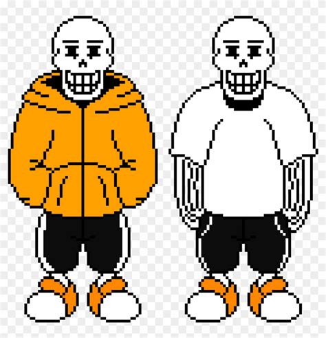 Underswap Papyrus Without Pixel Pixel Art Free Transparent PNG