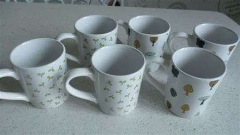 Lot De Jolies Tasses A Cafe Neuves Cl En Ceramique Eur