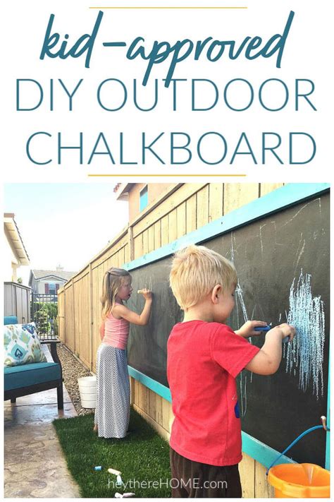 How to Make an Outdoor Chalkboard That Will Last