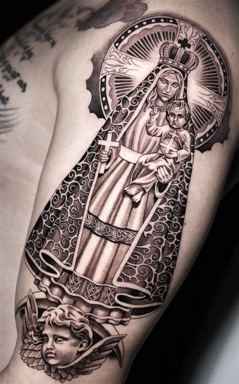 Pin By Andrea Aguirre On Boceto 2 Mary Tattoo Virgin Mary Tattoo