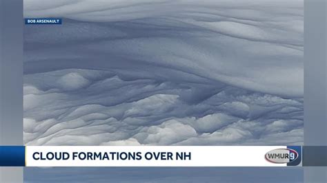 Undulatus Asperatus Clouds Form Over Parts Of Nh Youtube