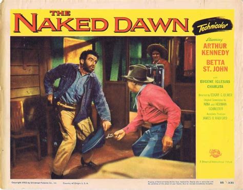 THE NAKED DAWN Original Lobby Card 4 Arthur Kennedy MovieMem Original Movie Posters