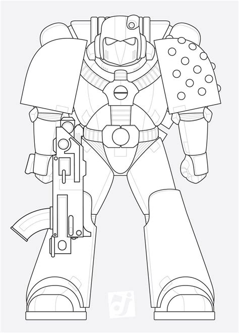 How To Draw A Space Marine Step By Step Tutorial Artofit