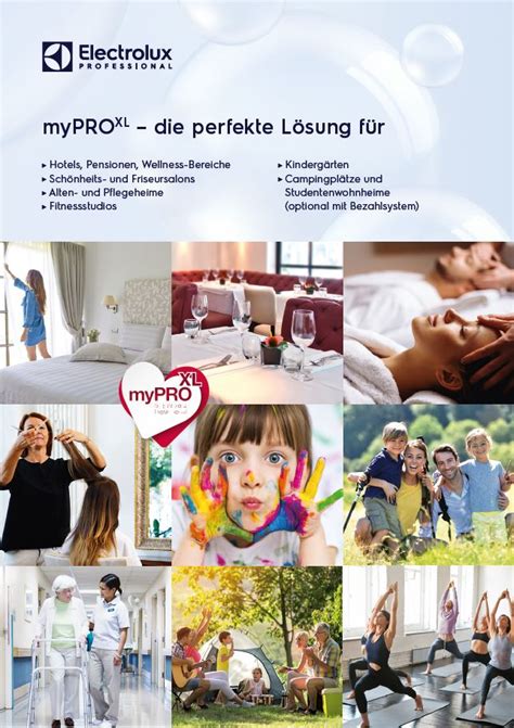 Verkaufsunterlagen Mypro Er Serie Electrolux Professional