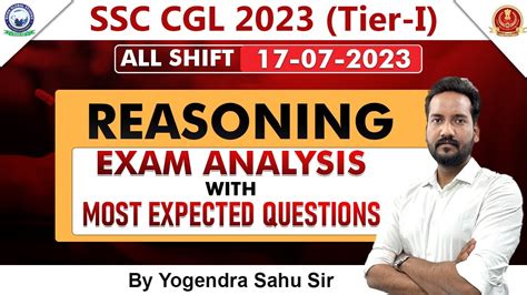 Ssc Cgl Reasoning Exam Analysis Ssc Cgl Tier July