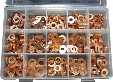 Buy 450 Piece Copper Injection Sealing Rings Online | T&E Tools 4050