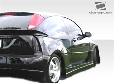 2007 Ford Focus Hb Fiberglass Rear Bumper Body Kit 2000 2007 Ford Focus Duraflex Q Flared Zx3