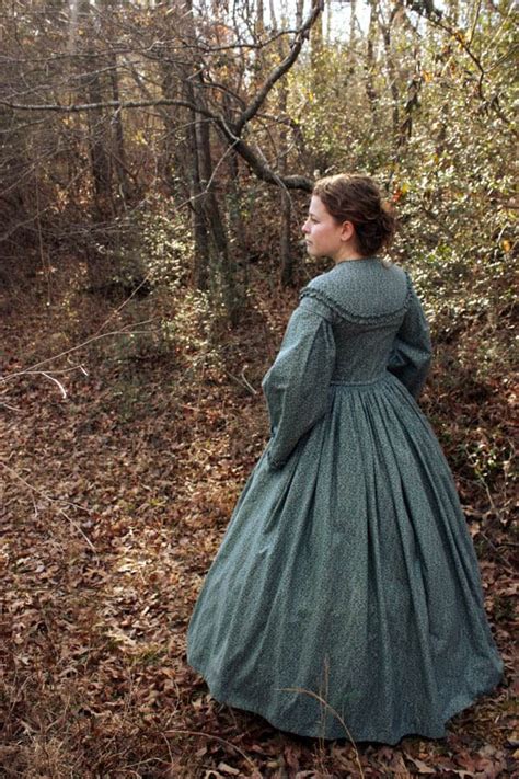 Civil War Day Dress Reenactment Clothing Victorian Dickens