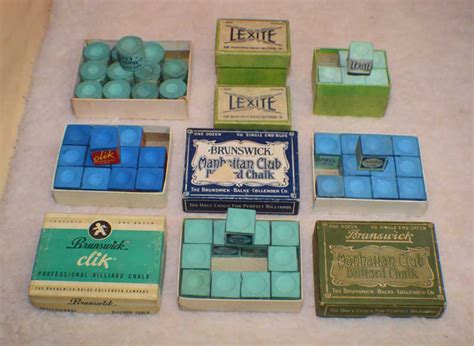 Antique Brunswick Manhattan Club Lexite Billiard Chalk