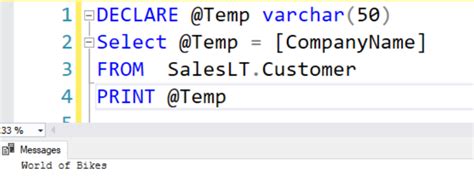 An Overview Of The Sql Variables Usage {coding}sight