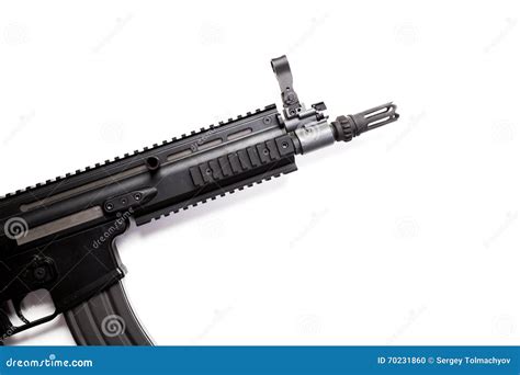 Submachine Gun Stock Photo Image Of Metal Parabellum 70231860