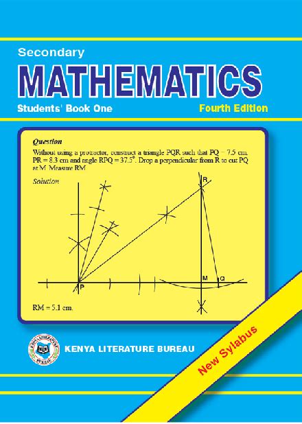 Secondary Mathematics Form 1 Sb Klbbooks