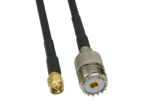 Conector coaxial Rf cabo rg58 uhf s239 tomada fêmea para tomada