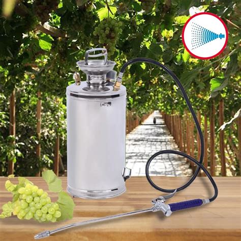 Ship From Usa 6l Stainless Steel Pest Control Sprayer Handheld Pumped