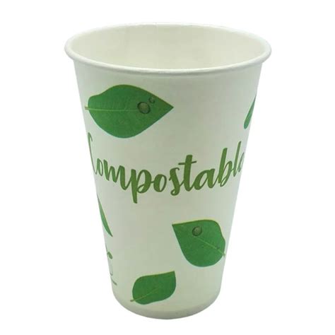 Vaso Papel Blanco Compostable Bebida Fr A Ml Omipack