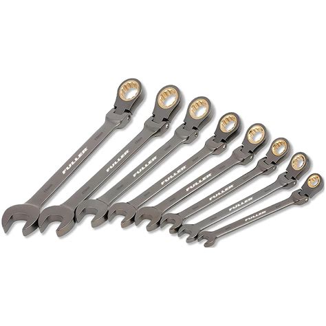 Fuller Ratcheting Flex Head Wrench Set Mitre