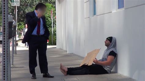 Youtube Homeless Man Fouseytube Social Experiment