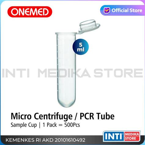 Jual Onemed Pcr Tube 1 5 Ml 5 Ml Micro Centrifuge Tabung Sample