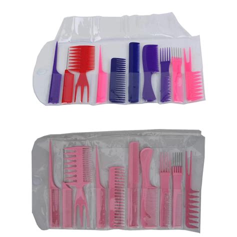 10 Salon Comb Hairdressing Styling Barber Hair Combs Set Buy Styling