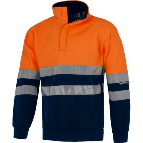 Sudadera Con Cuello Alto De Alta Visibilidad Workteam C Comprar Online