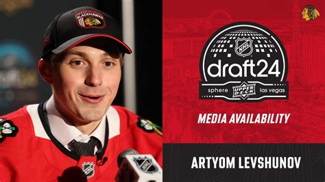 Artyom Levshunov S First Interview As A Blackhawk Chicago Blackhawks Youtube