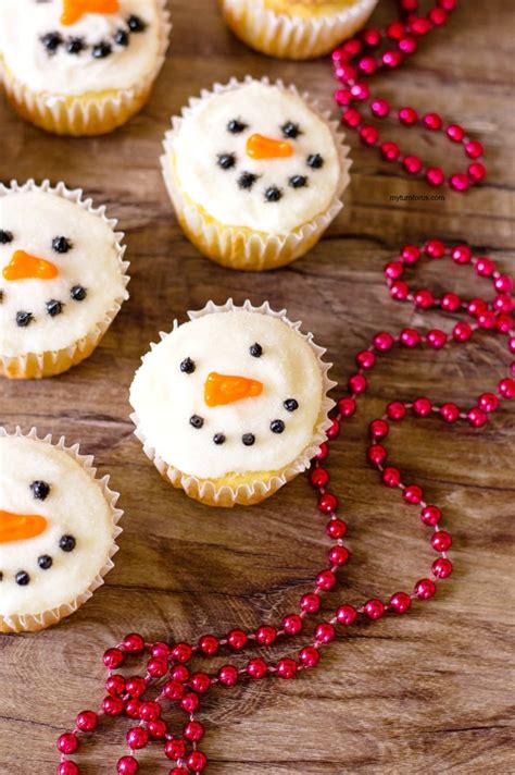 Easy Snowman Cupcakes - My Turn for Us