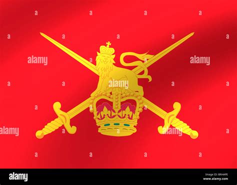 British Army flag Stock Photo - Alamy