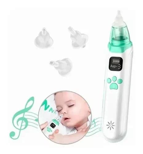 Aspirador Nasal Para Bebe Saca Mocos Electrico Limpiador Meses Sin