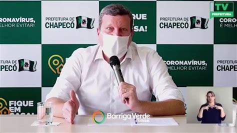 Prefeito de Chapecó Luciano Buligon sobre a quantidade de Leitos de