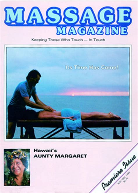 Massage Magazine On Linkedin 1985 The First Issue Of Massage Magazine Was Published The Cover