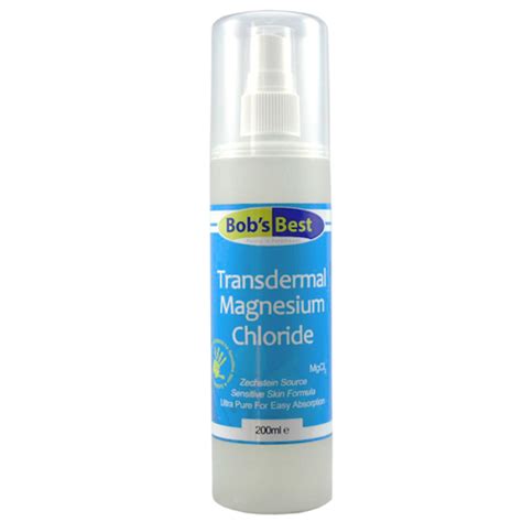 Transdermal Magnesium Chloride Sensitive Skin Formula 200ml Spray