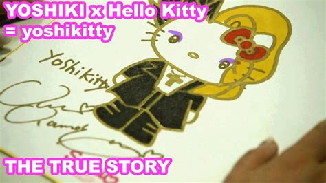 a hello kitty poster with the caption'the true story'written below it